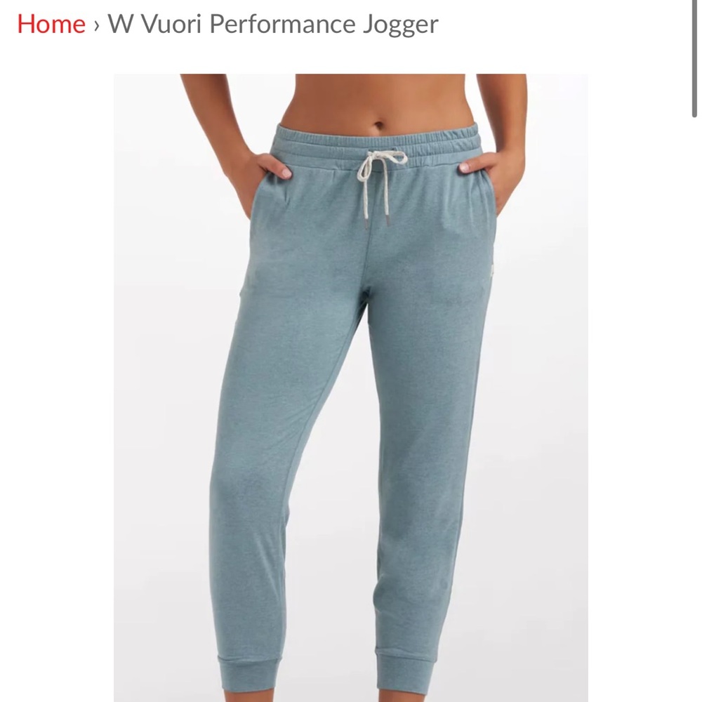 Womens vuori sweat pants in size large